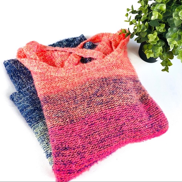 LA Hearts Oversized Knot Rainbow Sweater xs - Picture 8 of 8